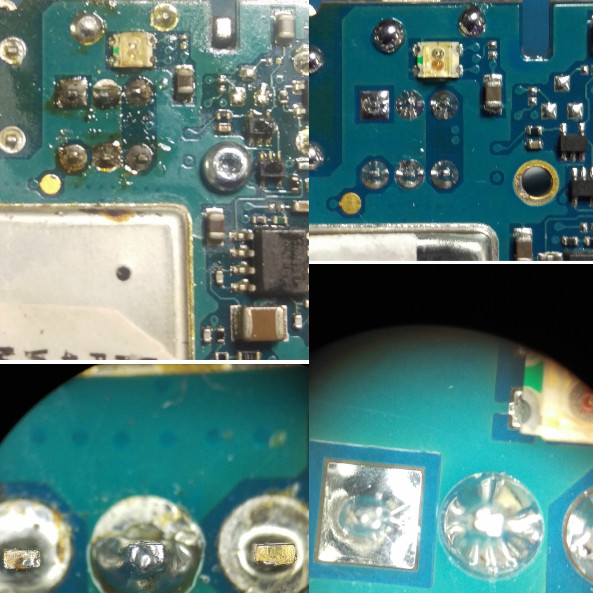 Component-cluster repair – left side before, right side after